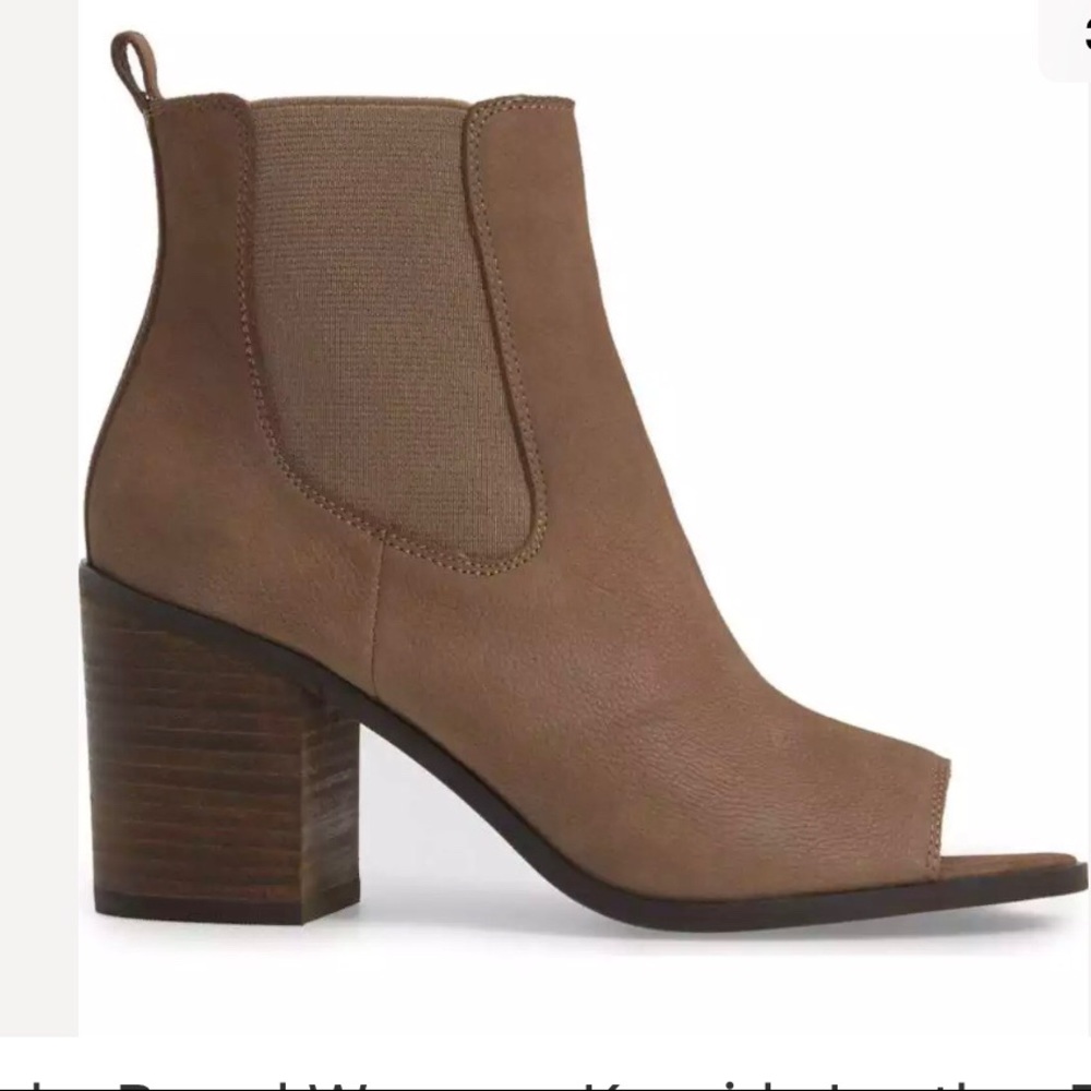 Lucky Brand Kassidy Peep Toe Ankle Booties